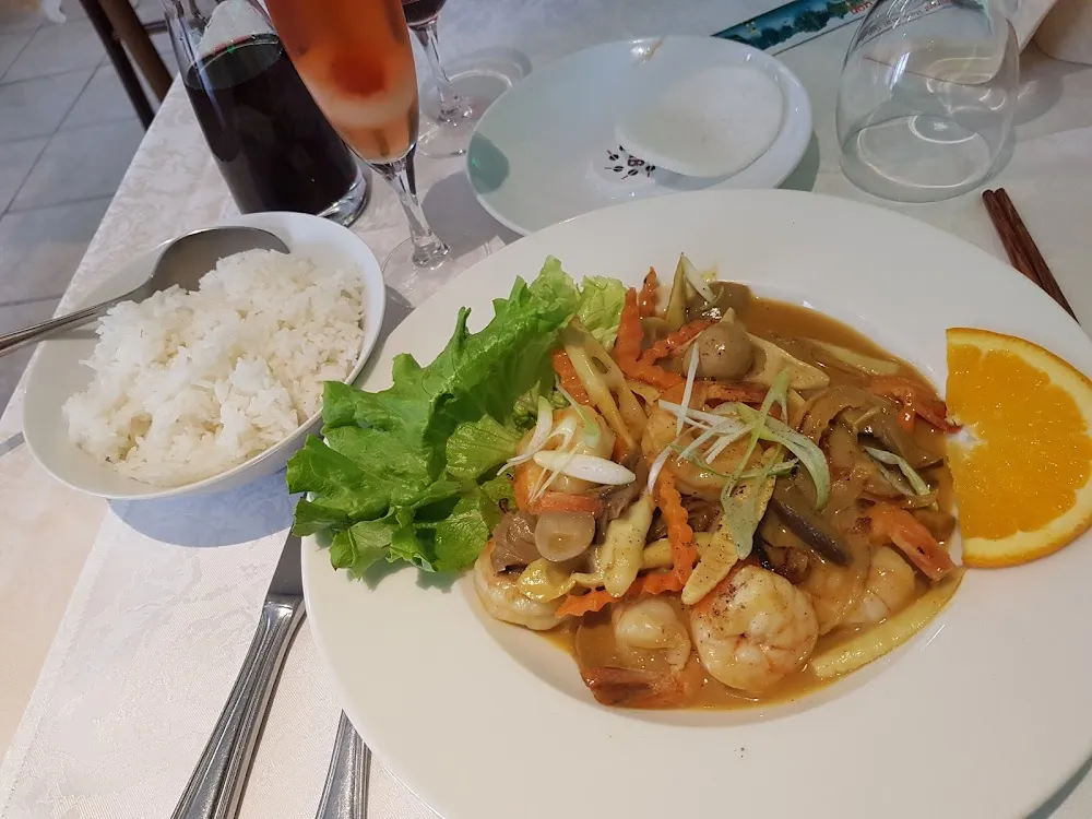 Crevette Au Curry Jaune